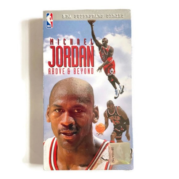 michael jordan above and beyond nba superstars series video vhs tape vintage new